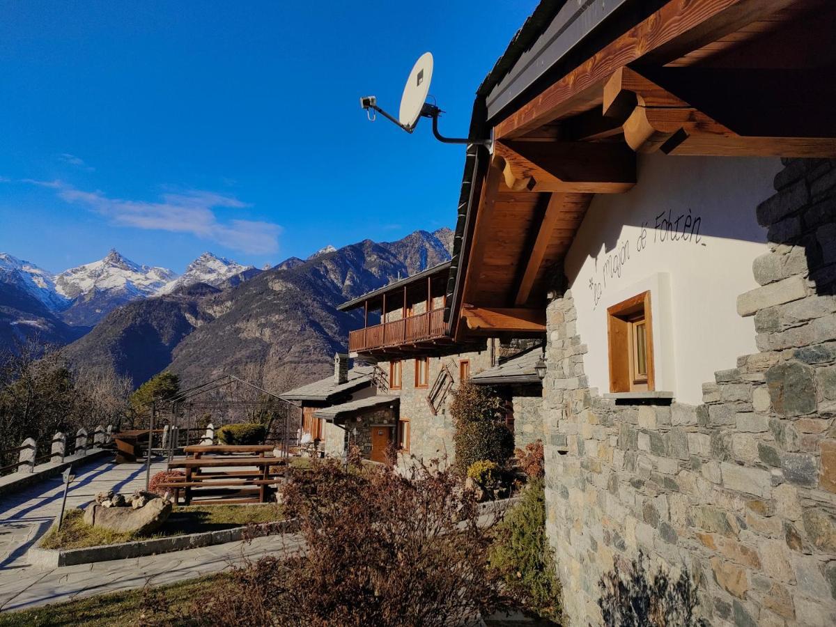 La Majon de Fohten Montjovet Exterior foto